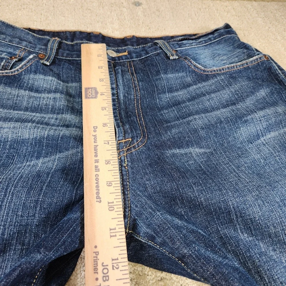 Vintage Lucky Brand Jeans Men 34x30 Relaxed Bootcut Baggy Y2K‎ Denim Dark Flight